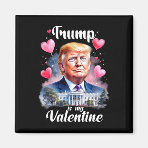 Trump ist mein Valentine Funny Patriotic Valentine Magnet