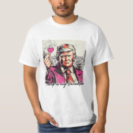 Trump ist mein Valentine Funny Trump Valentine Ret T-Shirt