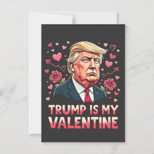 Trump ist mein Valentine Maga Tag der Amtseinführu Einladung