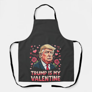 Trump ist mein Valentine Maga Tag der Amtseinführu Schürze