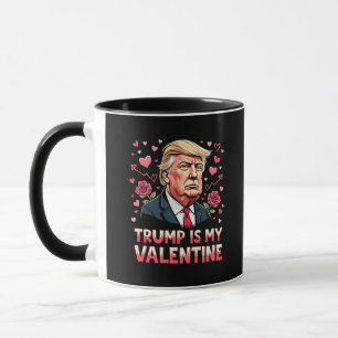 Trump ist mein Valentine Maga Tag der Amtseinführu Tasse