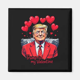 Trump ist mein Valentiner Funny Valentine Day Hear Magnet