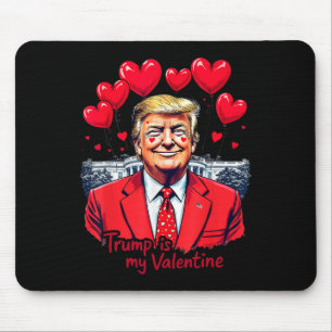 Trump ist mein Valentiner Funny Valentine Day Hear Mousepad