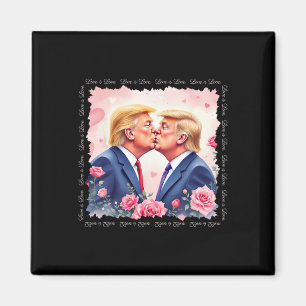 Trump ist mein Valentins-Shirt - Trump Valentinsta Magnet