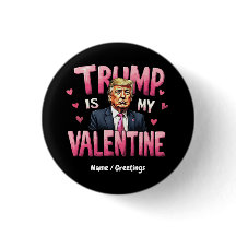Trump ist mein Valentinstag, der Funny Retro-Valen