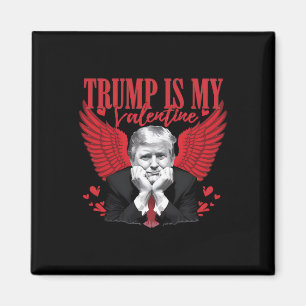 Trump ist mein Valentinstag Funny Valentine Magnet