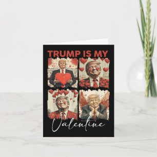 Trump ist mein Valentinstag Lustiger Trump Valenti Karte