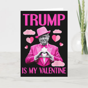 Trump ist mein Valentinstag Lustiger Valentinstag Karte