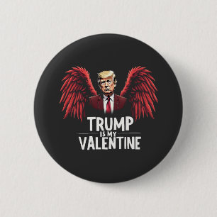 Trump ist mein Valentinstag-Maga Button