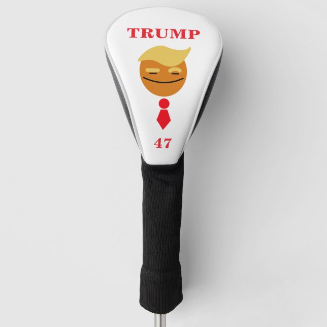 Trump ist mit Krawatte zufrieden, 47 Golf Headcover (Vorderseite)