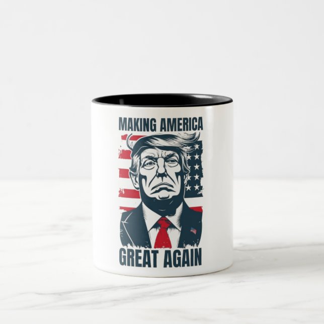 Trump ist Präsident Coffee Tasse (Mittel)
