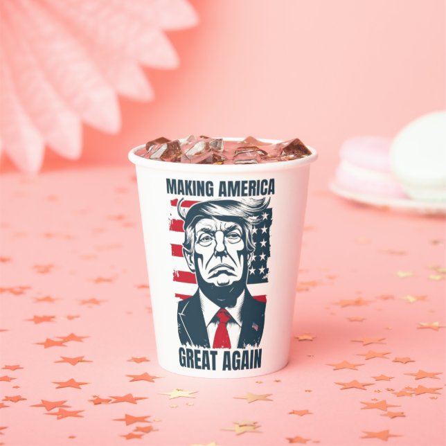 Trump ist Präsident Coffee Tasse Pappbecher (Insitu)