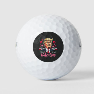 Trump ist Präsident des Valentinstag Golfball