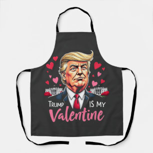 Trump ist Präsident des Valentinstag Schürze