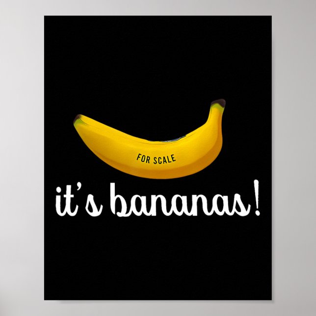 Trump It's Nana (for Scale) Funny 2 Poster (Vorne)