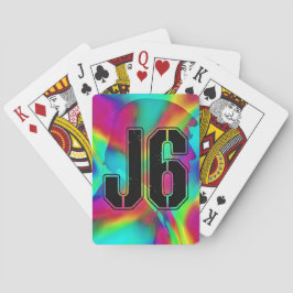 Trump J6 Silhouette Klassik Spielkarten