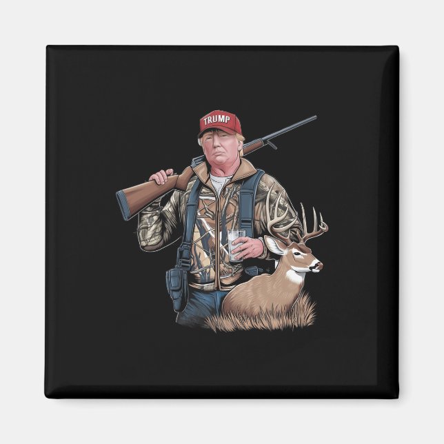 Trump Jagd auf Hirsch (vorne und hinten) macht Jag Magnet (Vorne)
