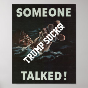 Trump Jemand hat das Poster des Zweiten Weltkriegs
