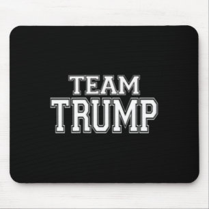 Trump Jersey Style Shirt W Trump 47 auf der Rückse Mousepad