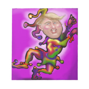 Trump Jester Notizblock