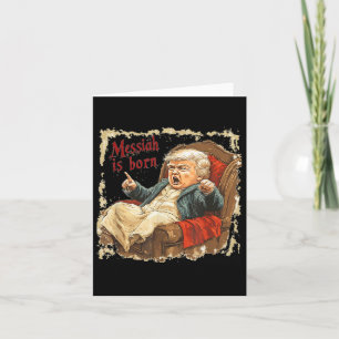 Trump Jesus Christ Ugly Weihnachten Karte