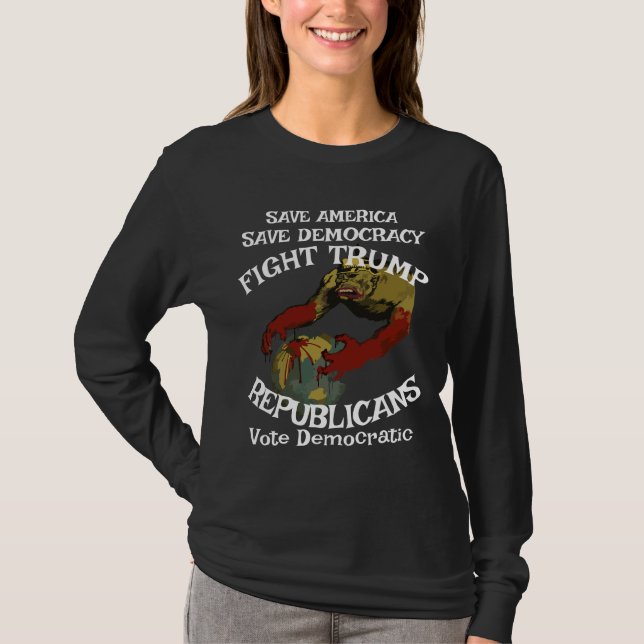 Trump Jewish Long Sleeve T-Shirt (Vorderseite)