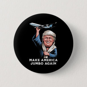 Trump Jumbo Jet Adventure für Luftfahrtenthusiaste Button