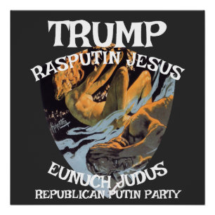 Trump Kaiser Bill deutscher Diktator Faschist Zar Poster