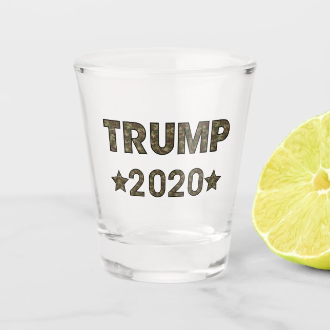 Trump-Kampagne 2020 Schnapsglas (Vorderseite)