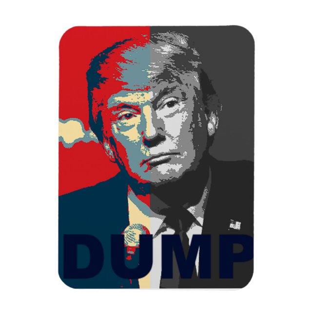 Trump-Kampagne | Anti Donald Trump Magnet (Vertikal)