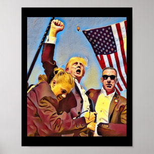 Trump-Kampf Poster