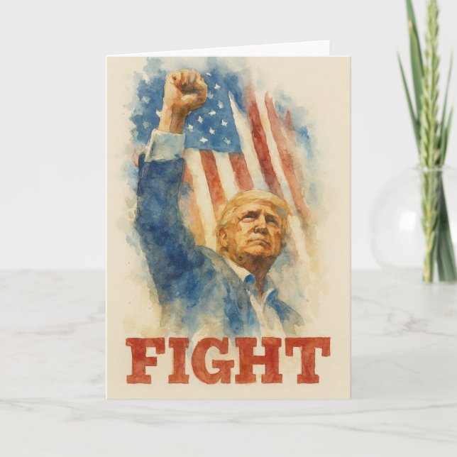 Trump-Kampfkarten Karte (Vorderseite)