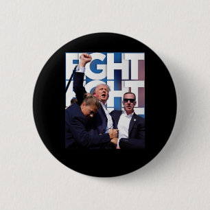 Trump kämpft für Amerika Trump untauglich Button
