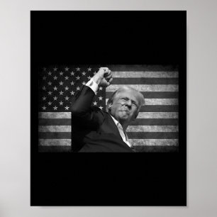 Trump kämpft für Freiheit Poster