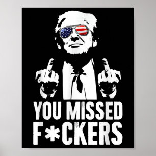 Trump kämpft gegen Kampf Poster