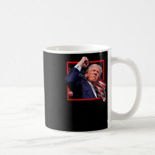 Trump kämpft gegen Kämpfer Unterstützer Amerikaner Kaffeetasse