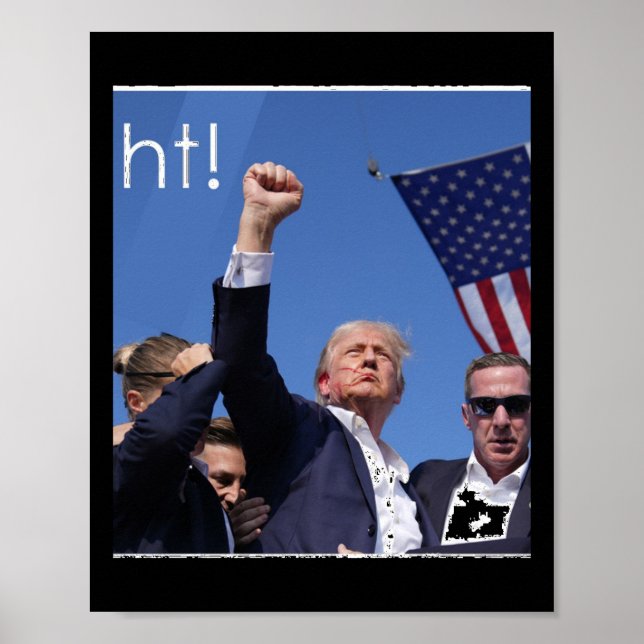 Trump kämpft gegen Pennsylvania und macht aktiv Poster (Vorne)