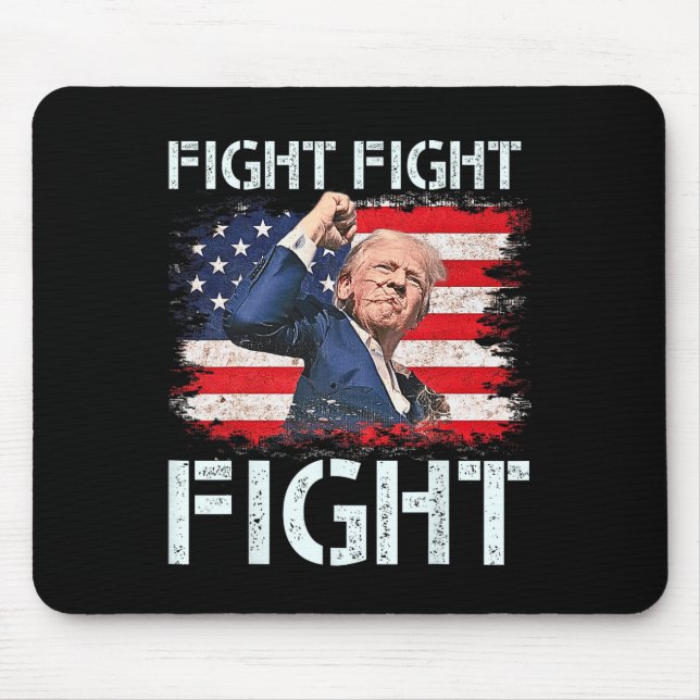 Trump kämpft gegen Trump-Signale der Amerikaner Mousepad (Vorne)