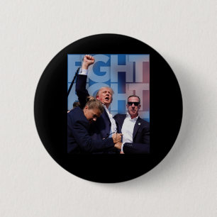 Trump kämpft untauglich für Amerika 4 Button