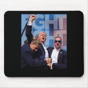 Trump kämpft untauglich für Amerika 4 Mousepad