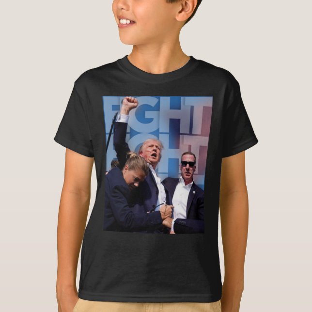 Trump kämpft untauglich für Amerika 4 T-Shirt (Vorderseite)