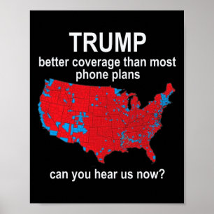 Trump Kannst du uns jetzt hören Telefonabdeckung ( Poster