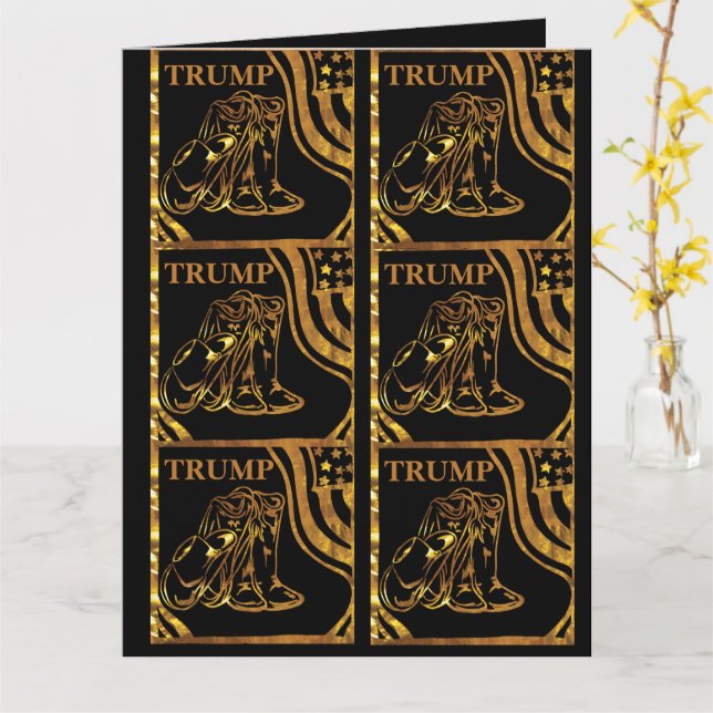 TRUMP KARTE (Gelbe Blume)