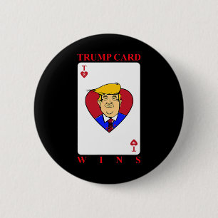 Trump Karte gewinnt Präsidentschaftswahl Button