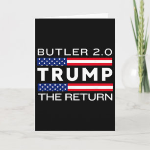 Trump kehrt zur Butler-Rallye zurück Kampf Trump E Karte