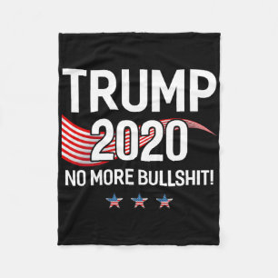 Trump Kein Bull Shirt Flagge Shirt Lustig Pro Trum Fleecedecke