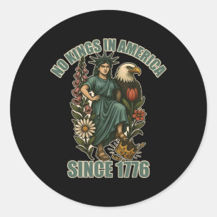Trump Kein König In Amerika Seit 1776 Anti Eis Sta Runder Aufkleber