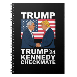 Trump Kennedy Checkmate 2024 Wahl Trump Kennedy Notizblock