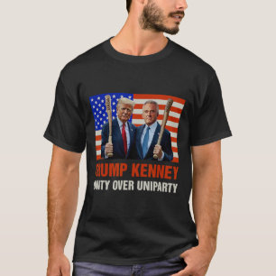 Trump Kennedy Einheit über Uniparty 2025 Lustig Wä T-Shirt