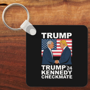 Trump Kennedy Schachmatt 2024 Wähle Trump Kennedy  Schlüsselanhänger
